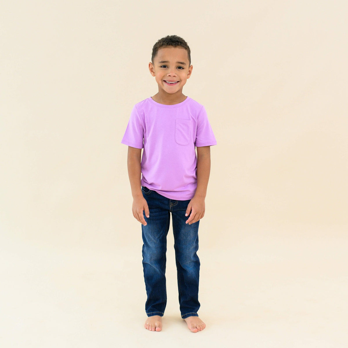 Toddler Crew Neck Tee in Poi | Kyte Baby