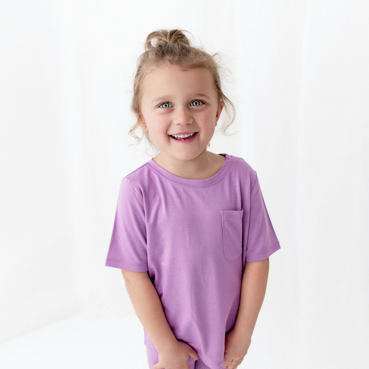 Toddler Crew Neck Tee in Poi | Kyte Baby