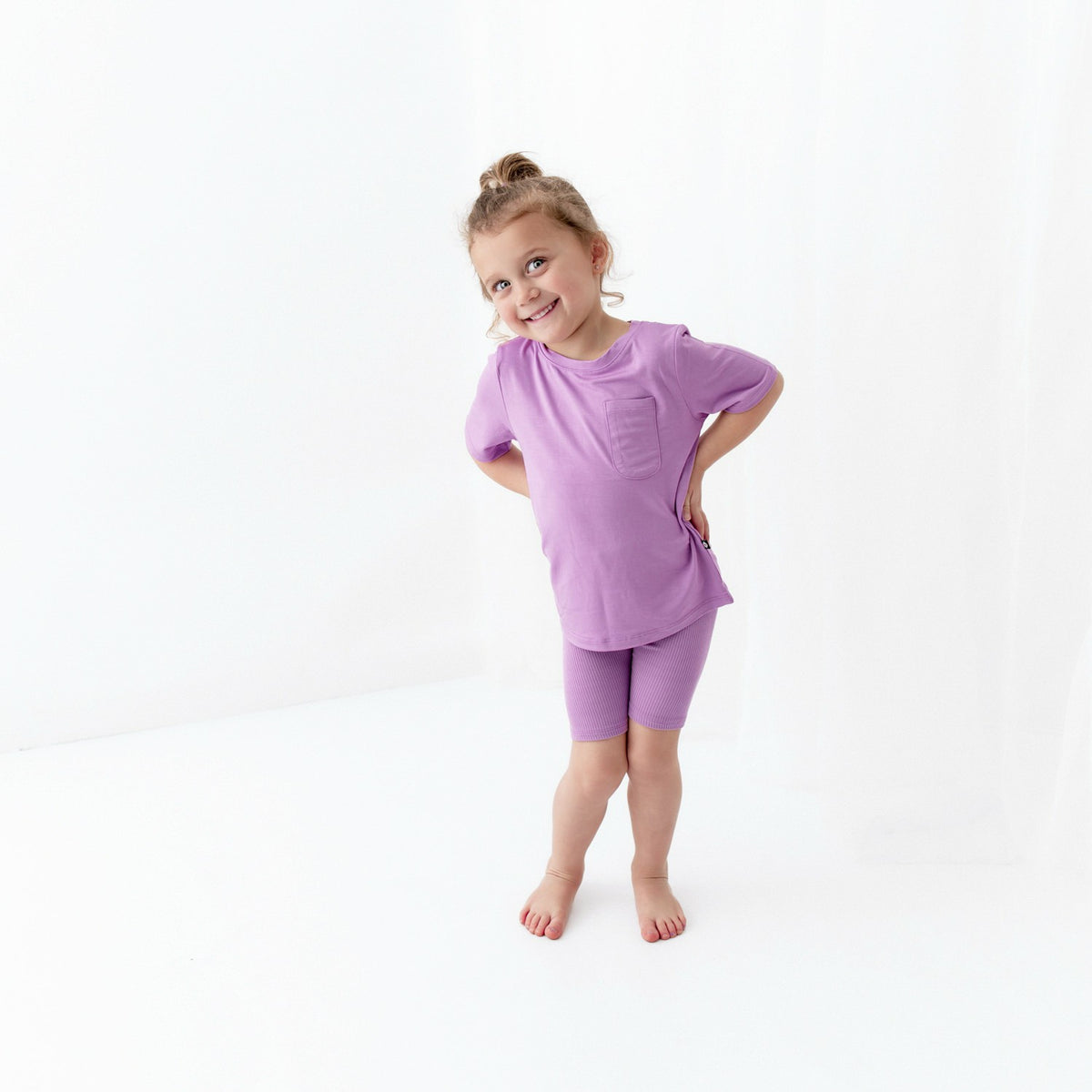 Toddler Crew Neck Tee in Poi | Kyte Baby