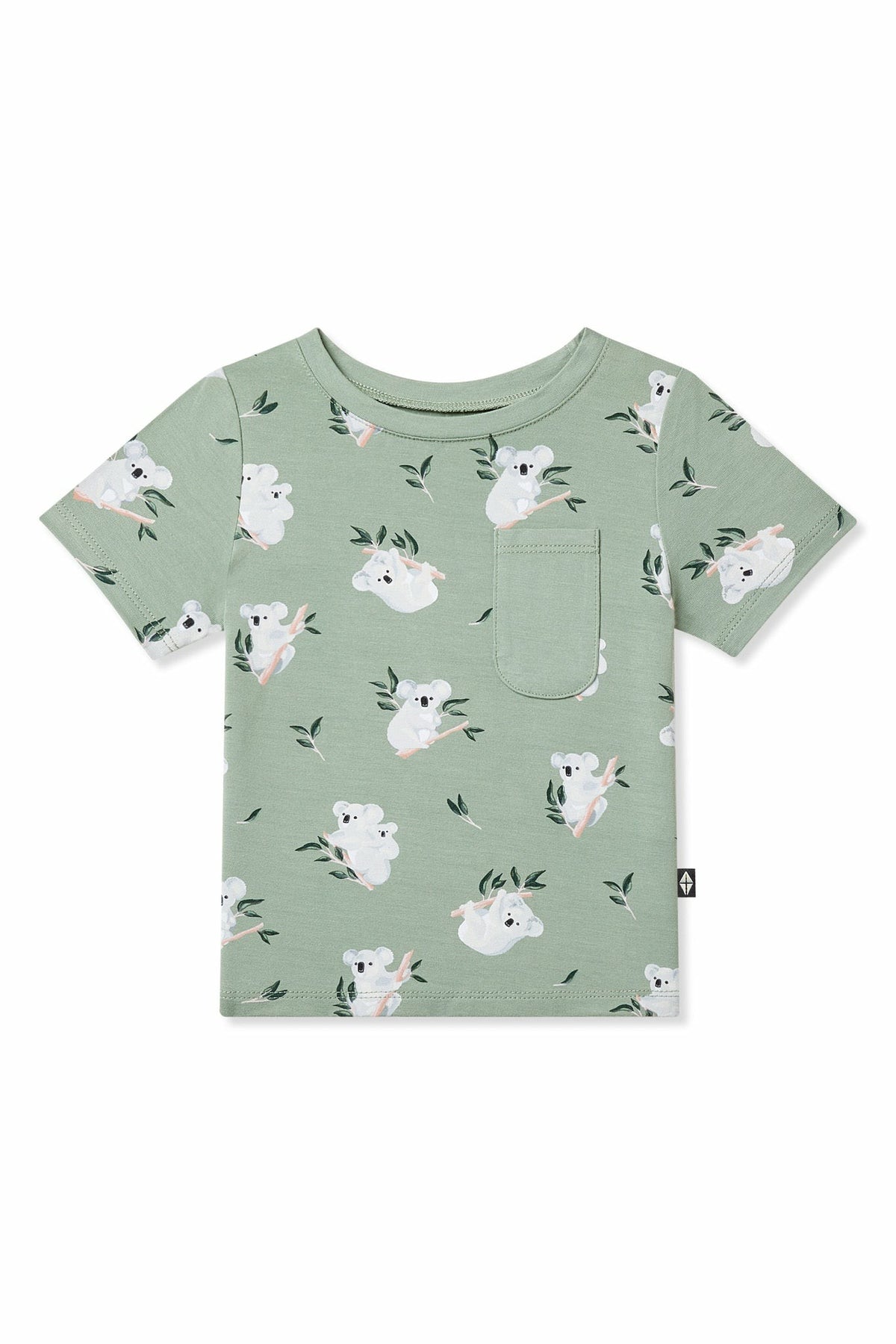 Toddler Crew Neck Tee in Koala | Kyte Baby