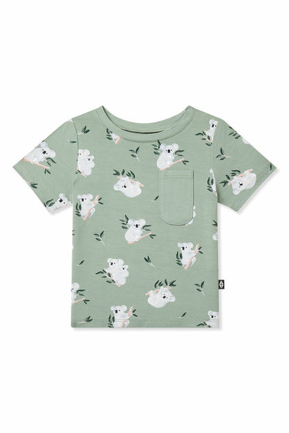 Toddler Crew Neck Tee in Koala | Kyte Baby