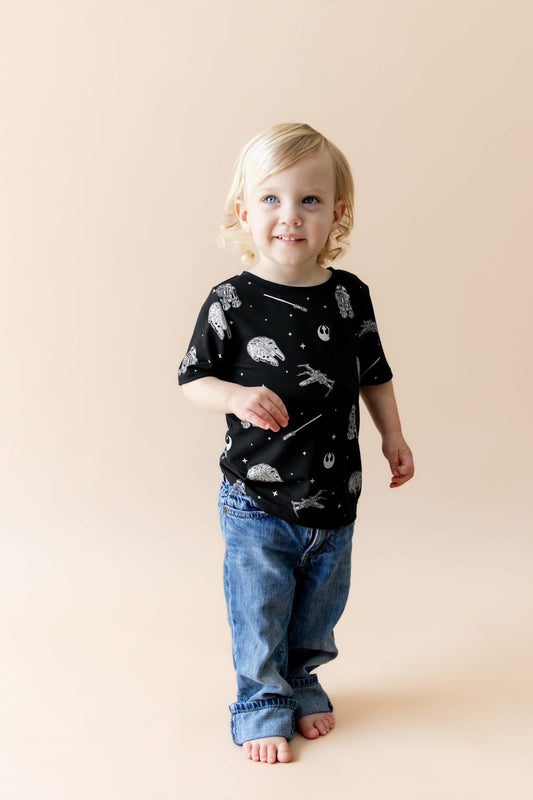 Toddler Crew Neck Tee in STAR WARS™ | Kyte Baby