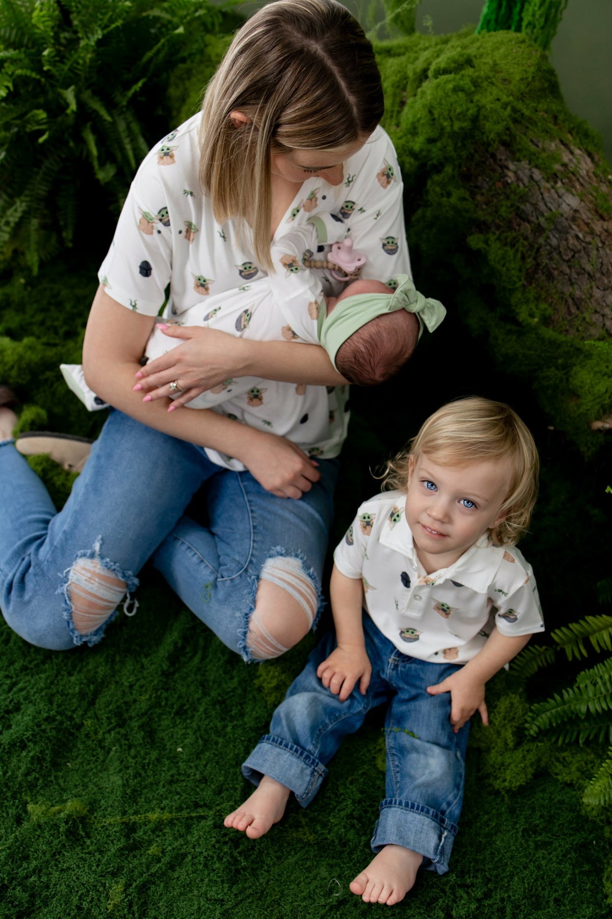 Toddler Short Sleeve Polo in Grogu™ | Kyte Baby