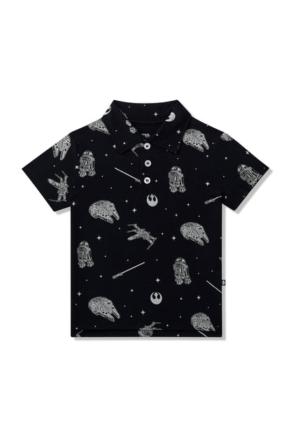 Toddler Short Sleeve Polo in STAR WARS™ | Kyte Baby