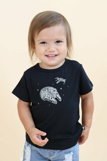 Toddler Basic Tee in Millennium Falcon™ | Kyte Baby