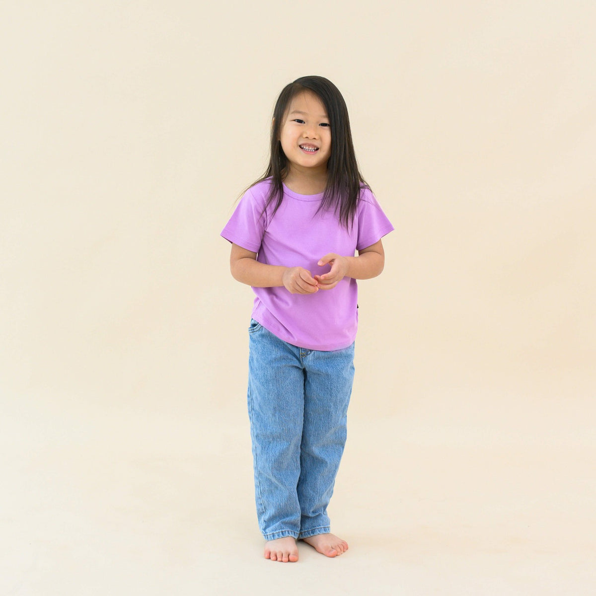 Toddler Basic Tee in Poi | Kyte Baby