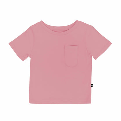 Toddler Crew Neck Tee in Apple Blossom | Kyte Baby