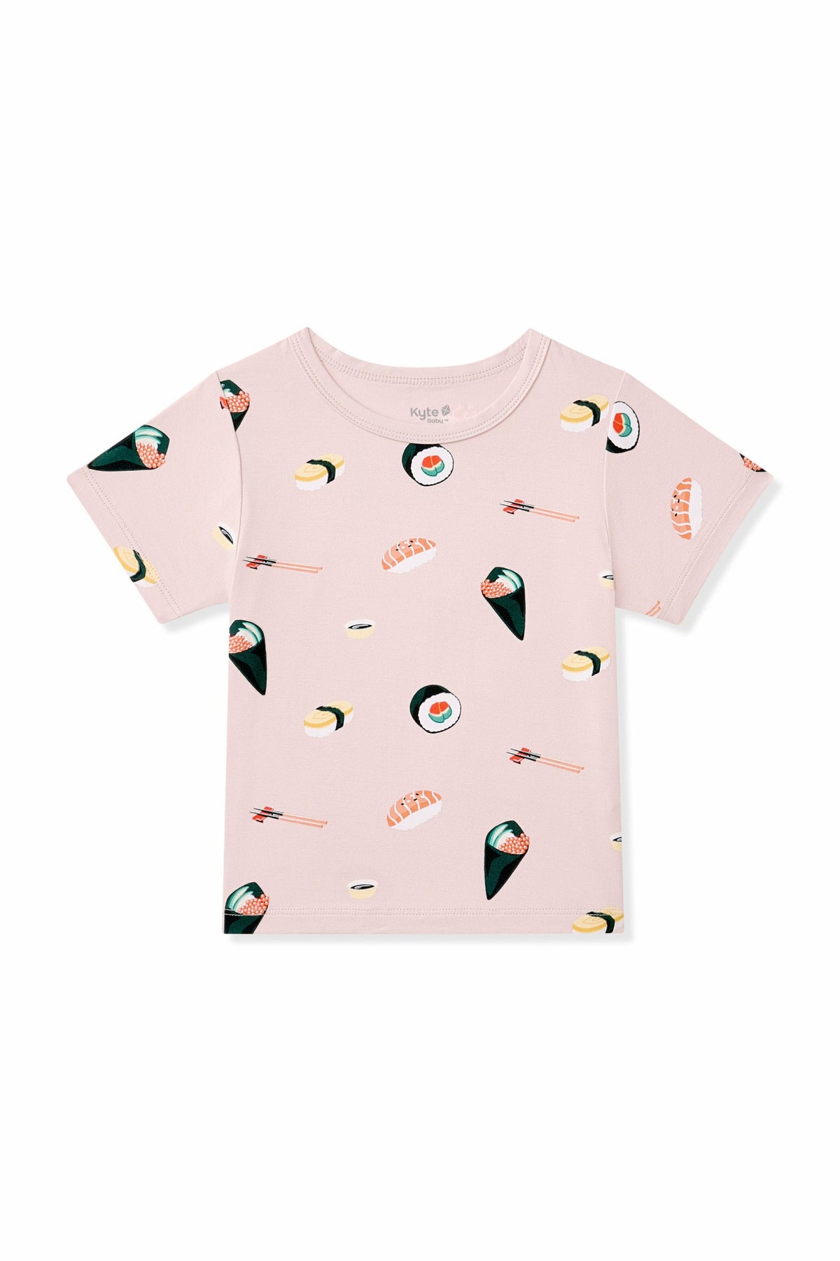 Toddler Basic Tee in Blush Sushi | Kyte Baby