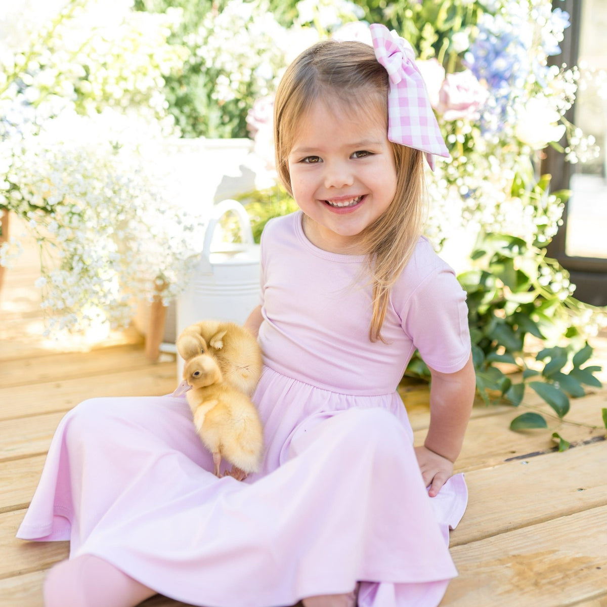 Twirl Dress in Thistle | Kyte Baby