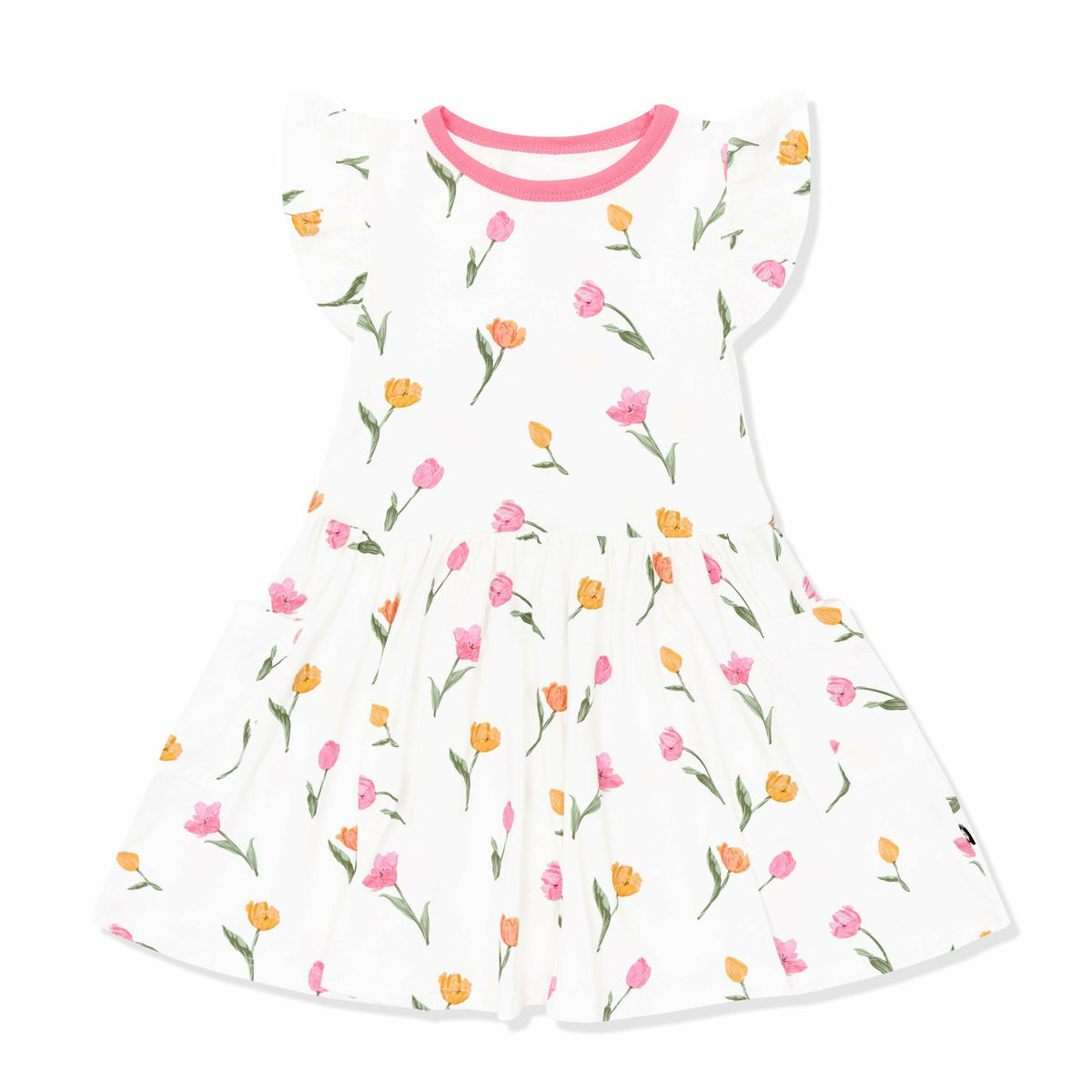 Pocket Dress in Tulip | Kyte Baby
