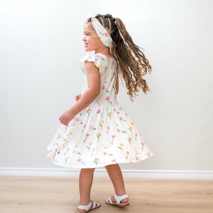 Pocket Dress in Tulip | Kyte Baby