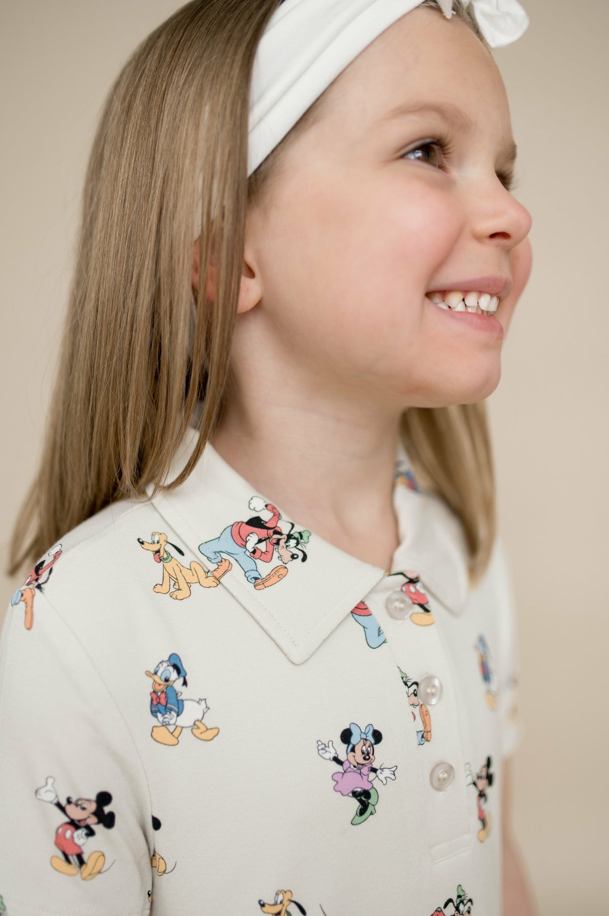 Polo Dress in Mickey Mouse and Friends | Kyte Baby