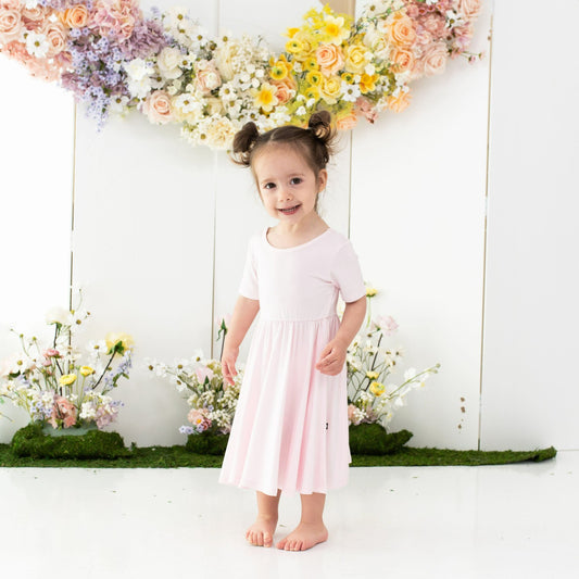 Twirl Dress in Sakura | Kyte Baby