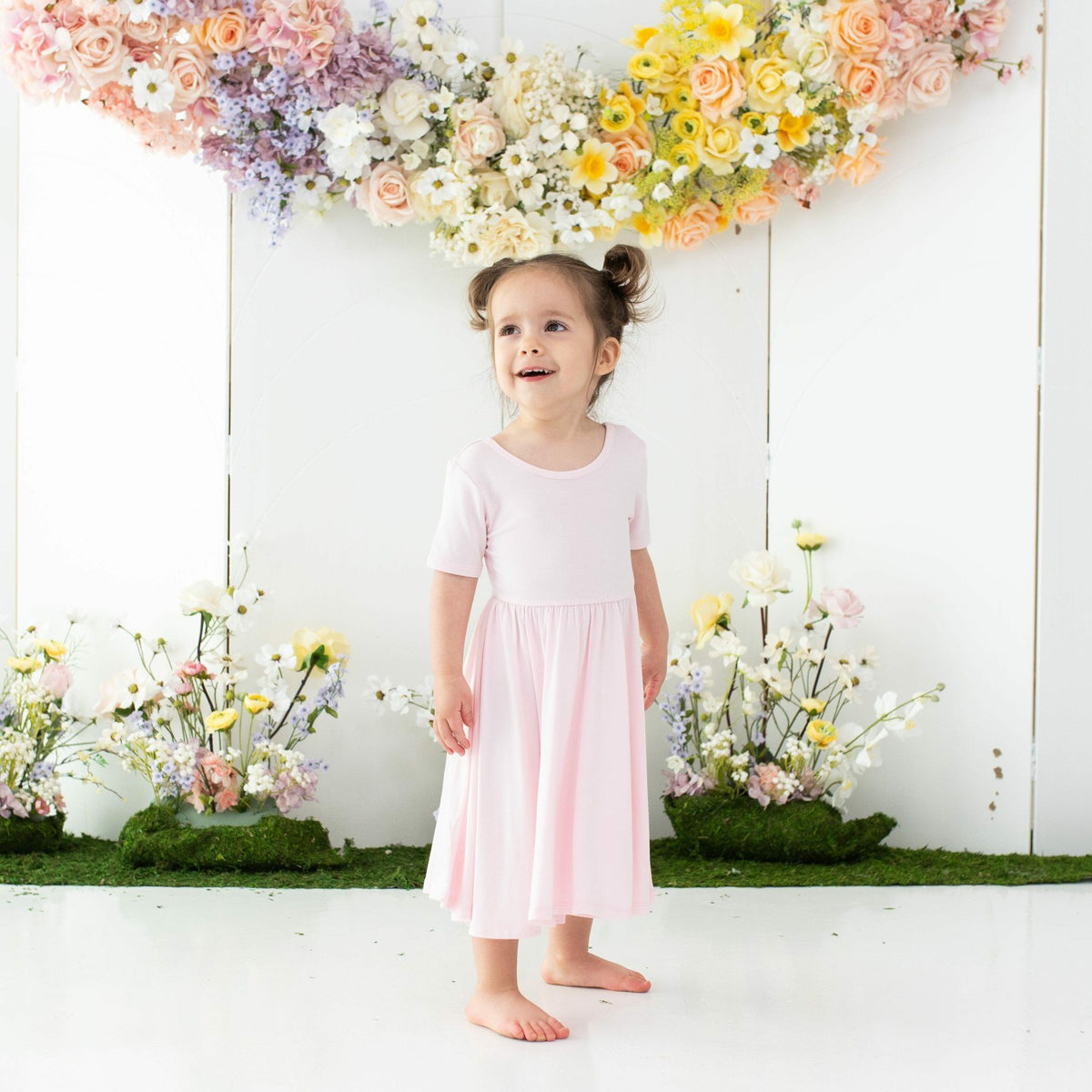 Twirl Dress in Sakura | Kyte Baby
