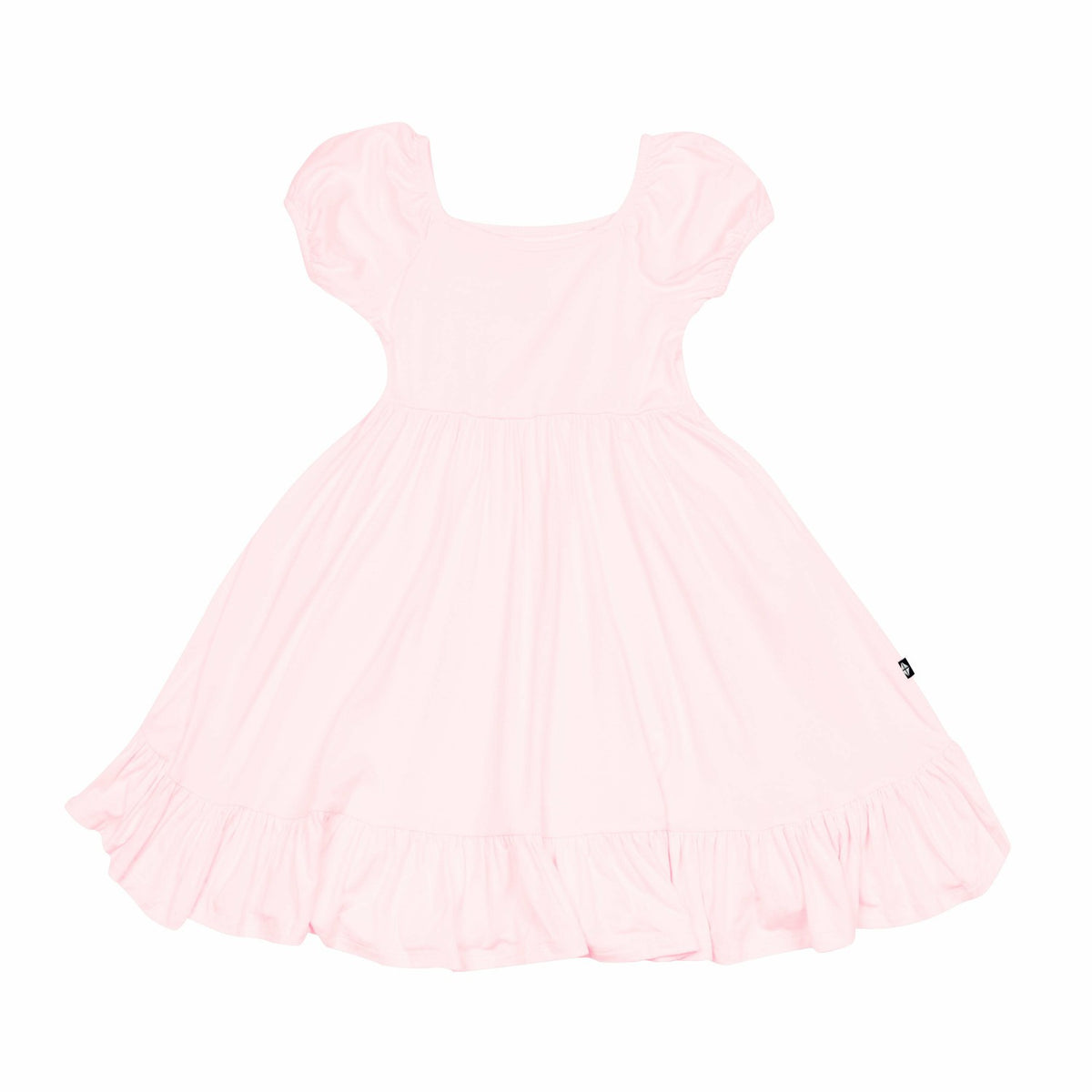 Puff Sleeve Twirl Dress in Sakura | Kyte Baby