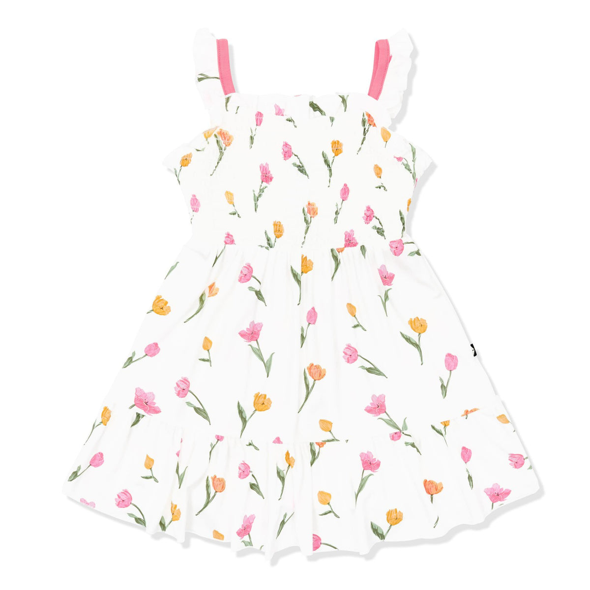 Smocked Dress in Tulip | Kyte Baby