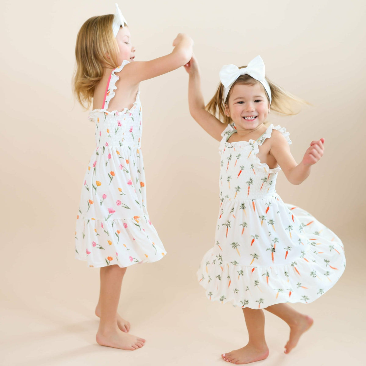 Smocked Dress in Tulip | Kyte Baby