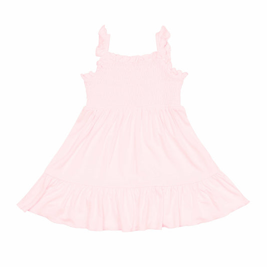 Smocked Dress in Sakura | Kyte Baby