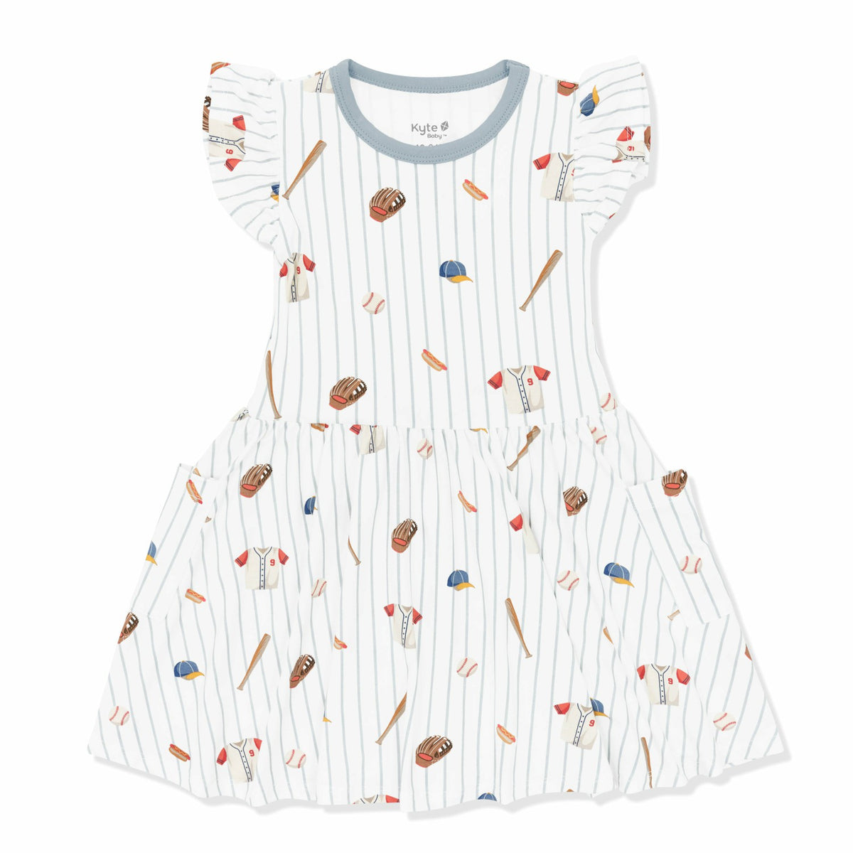 Pocket Dress in Home Run | Kyte Baby