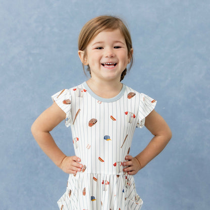Pocket Dress in Home Run | Kyte Baby