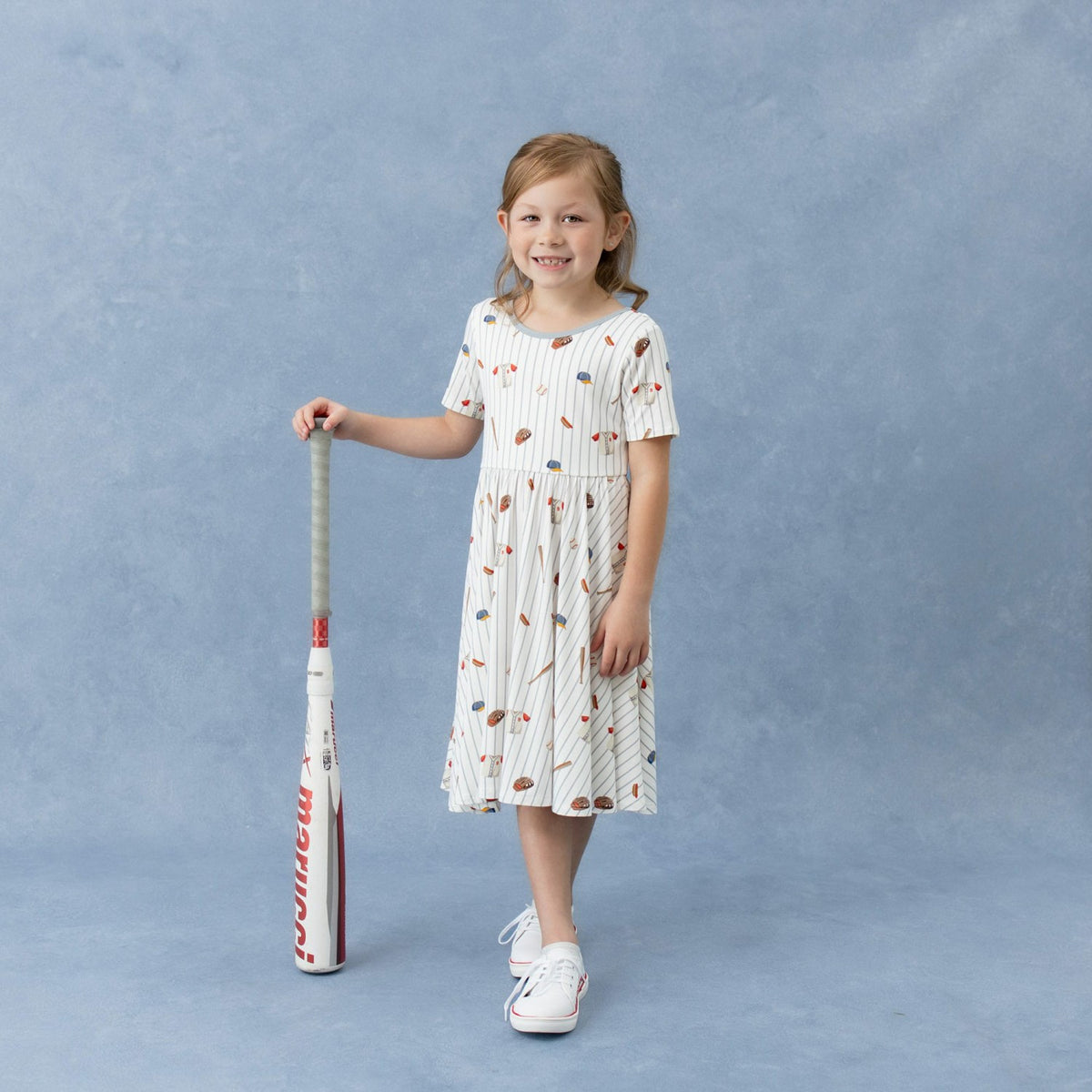Twirl Dress in Home Run | Kyte Baby