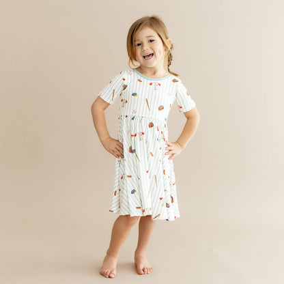 Twirl Dress in Home Run | Kyte Baby