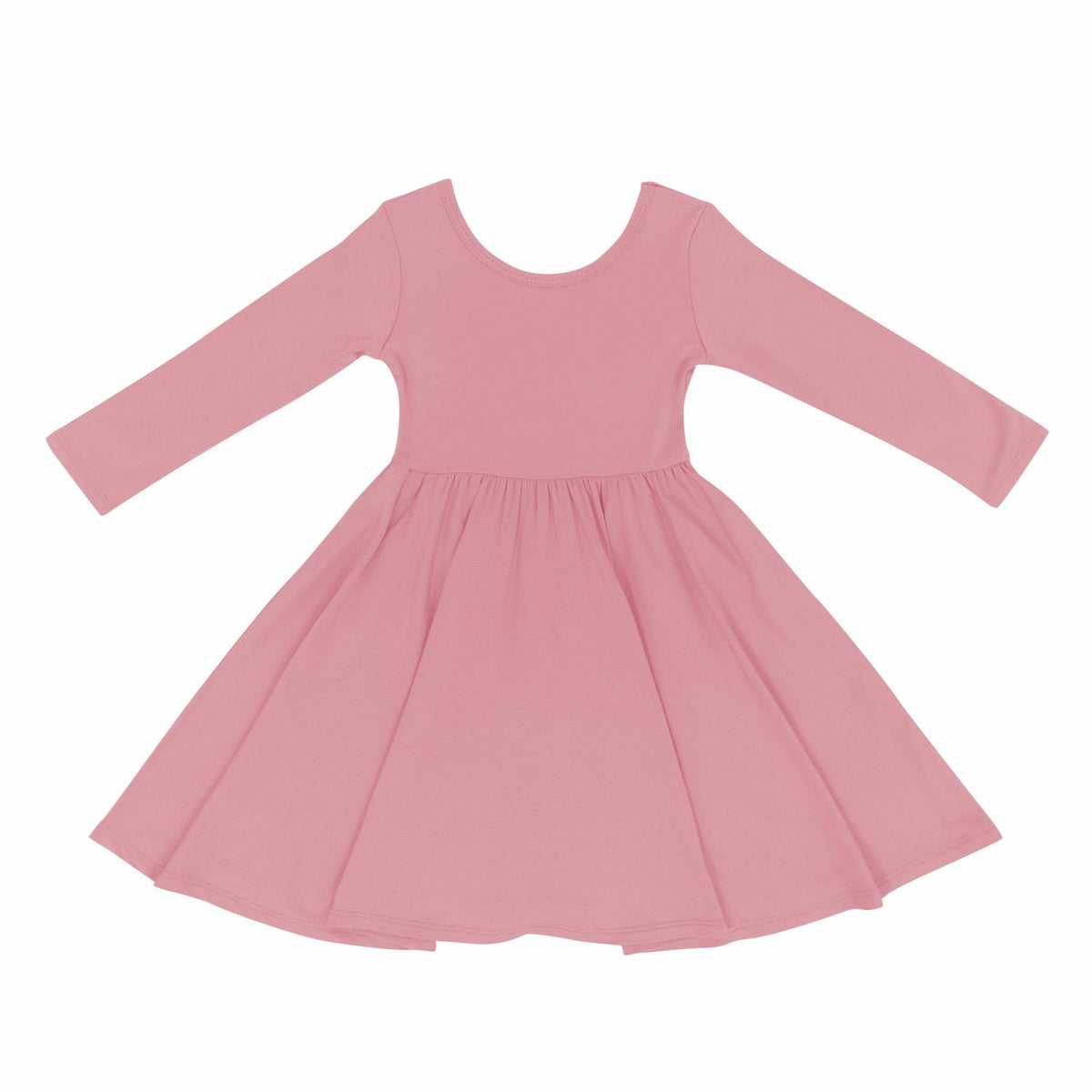 Long Sleeve Twirl Dress in Apple Blossom | Kyte Baby