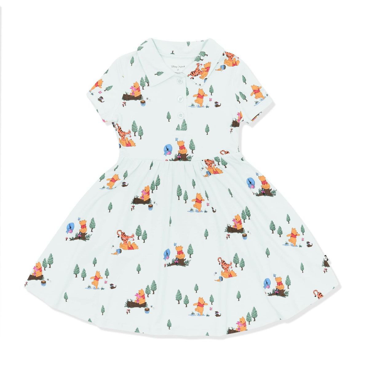 Polo Dress in Winnie the Pooh Hundred Acre Wood | Kyte Baby