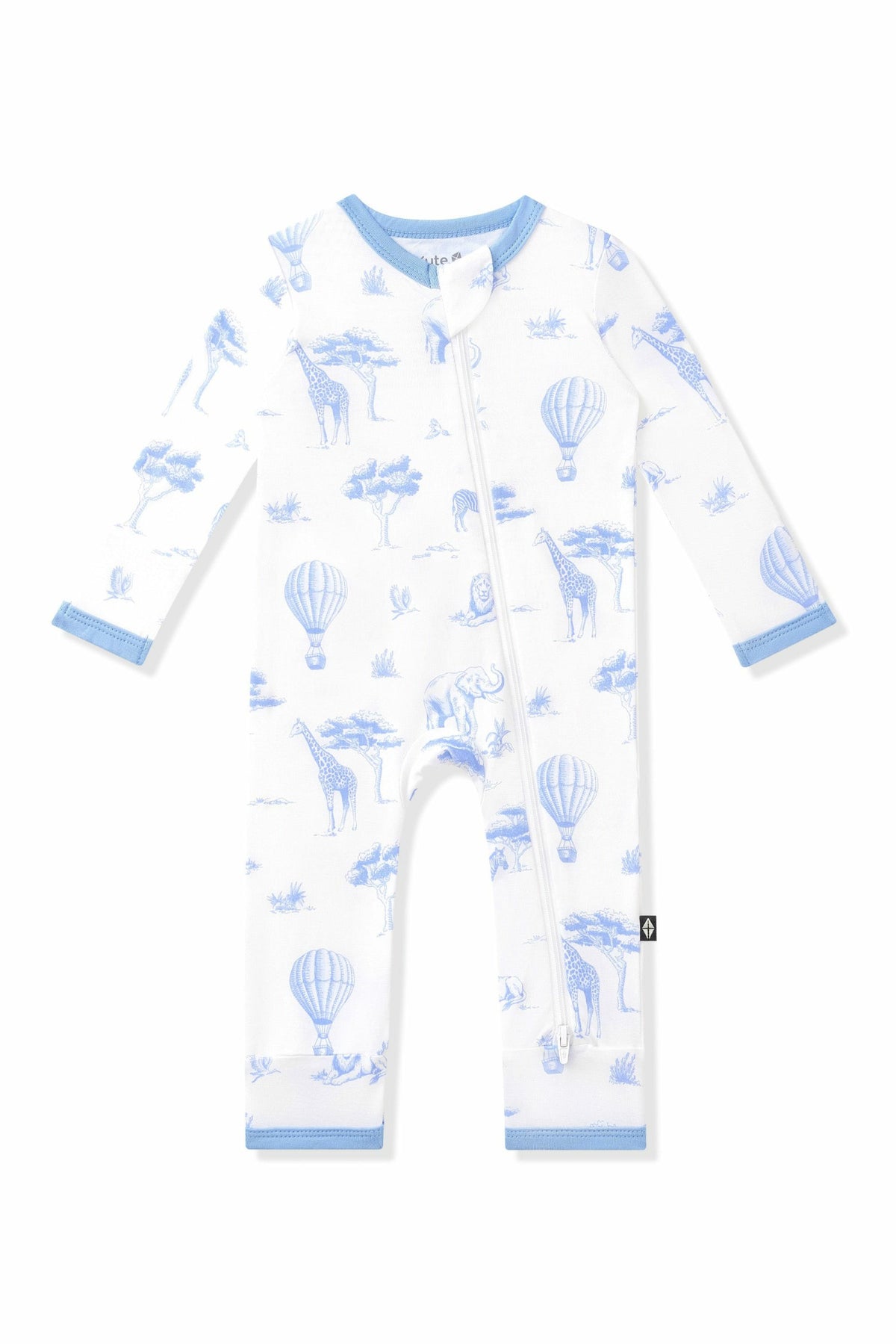 Zippered Romper in Toile Safari | Kyte Baby
