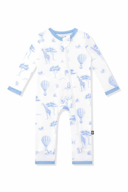 Zippered Romper in Toile Safari | Kyte Baby