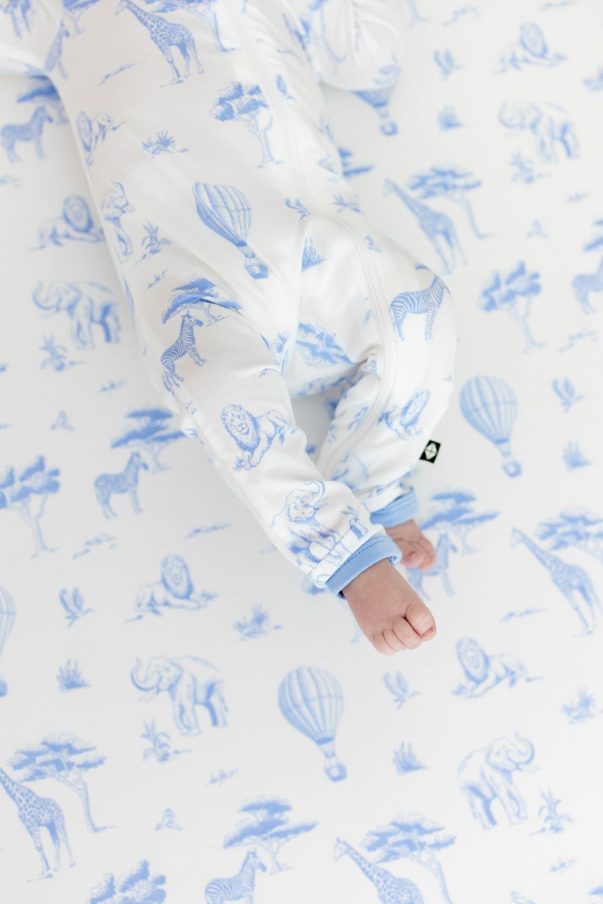 Zippered Romper in Toile Safari | Kyte Baby