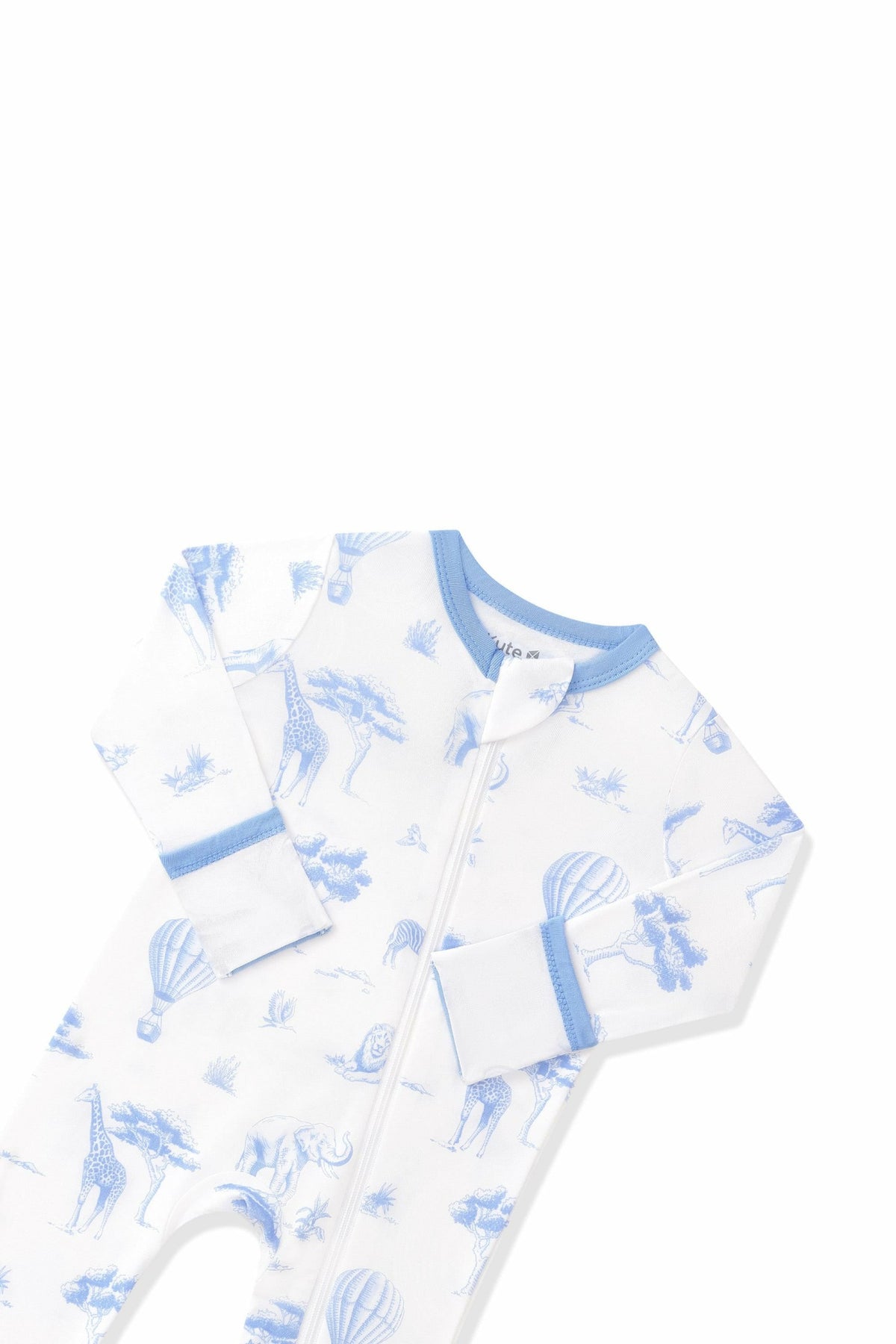 Zippered Romper in Toile Safari | Kyte Baby