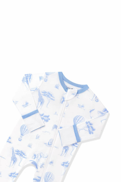 Zippered Romper in Toile Safari | Kyte Baby