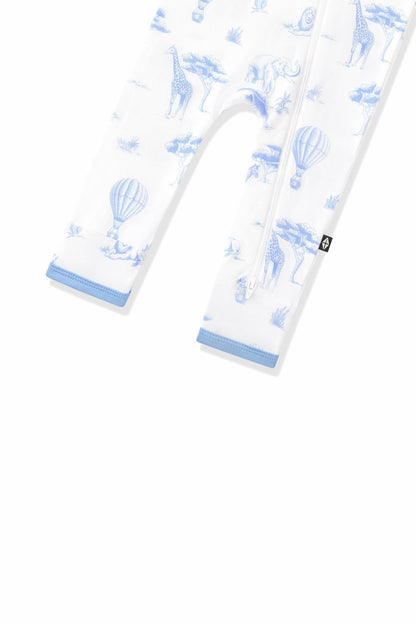 Zippered Romper in Toile Safari | Kyte Baby