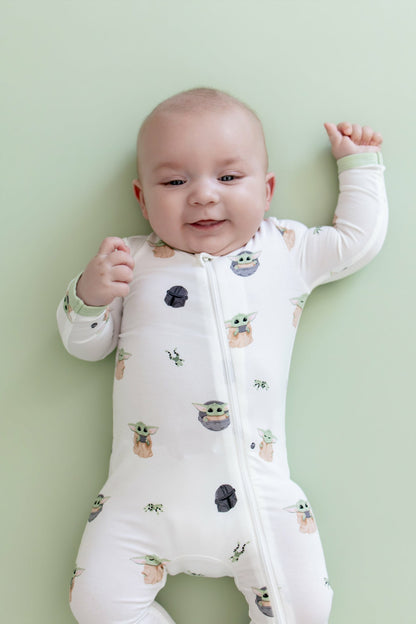 Zippered Romper in Grogu™ | Kyte Baby