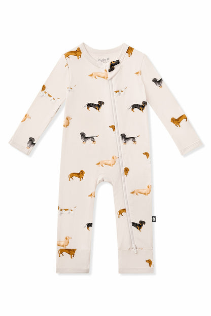 Zippered Romper in Dachshund | Kyte Baby