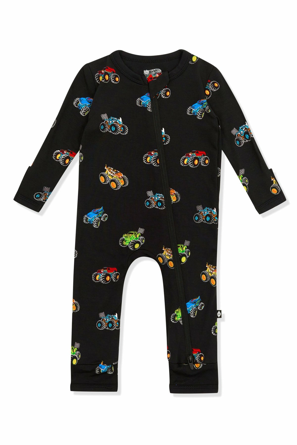 Zippered Romper in Monster Truck | Kyte Baby