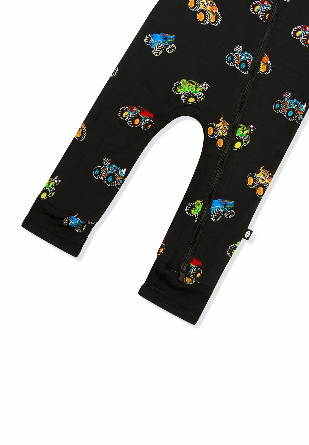 Zippered Romper in Monster Truck | Kyte Baby