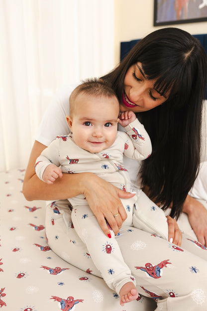 Zippered Romper in Spider-Man | Kyte Baby