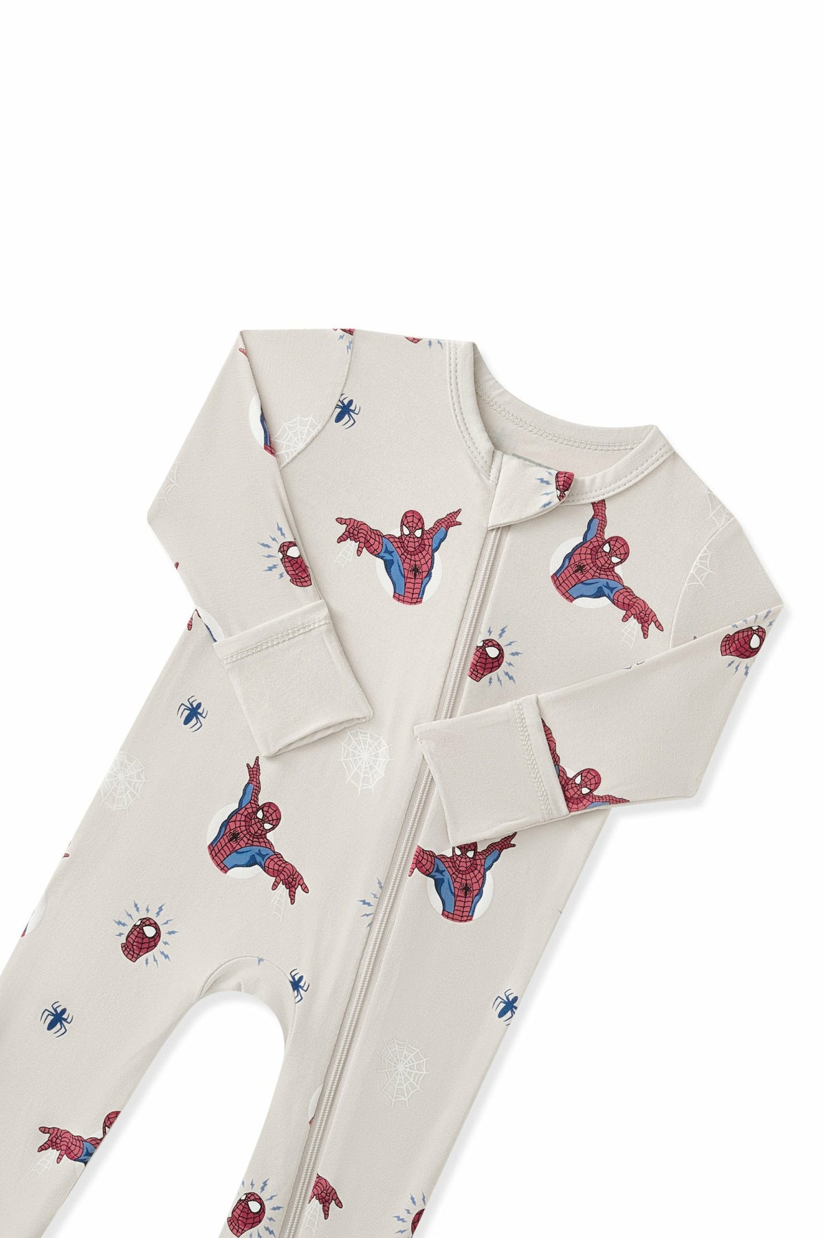 Zippered Romper in Spider-Man | Kyte Baby