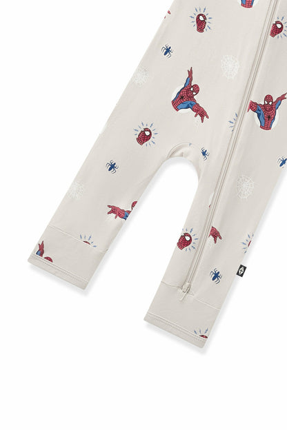 Zippered Romper in Spider-Man | Kyte Baby