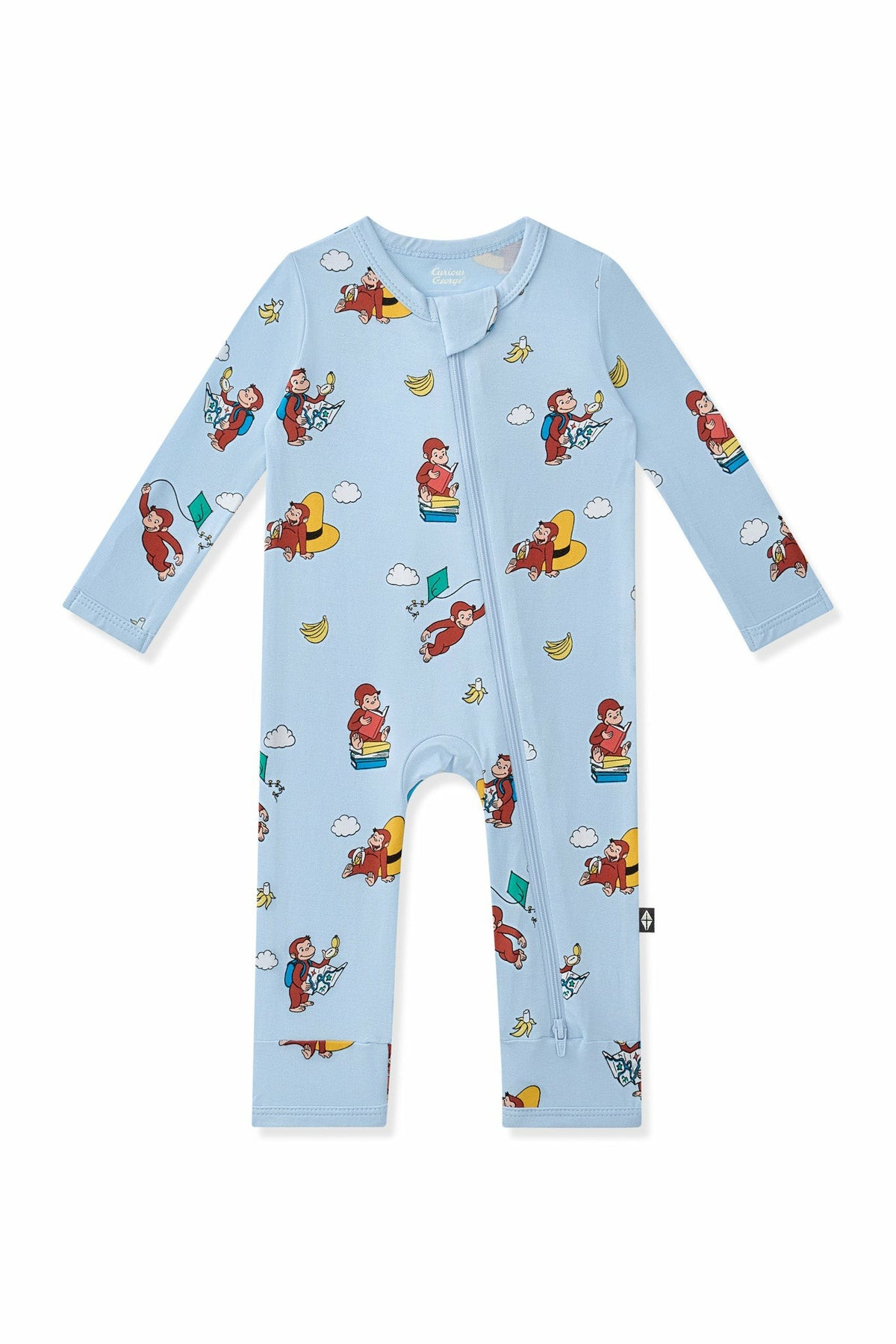 Zippered Romper in Curious George | Kyte Baby