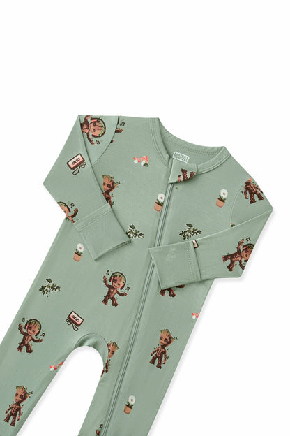Zippered Romper in Groot | Kyte Baby