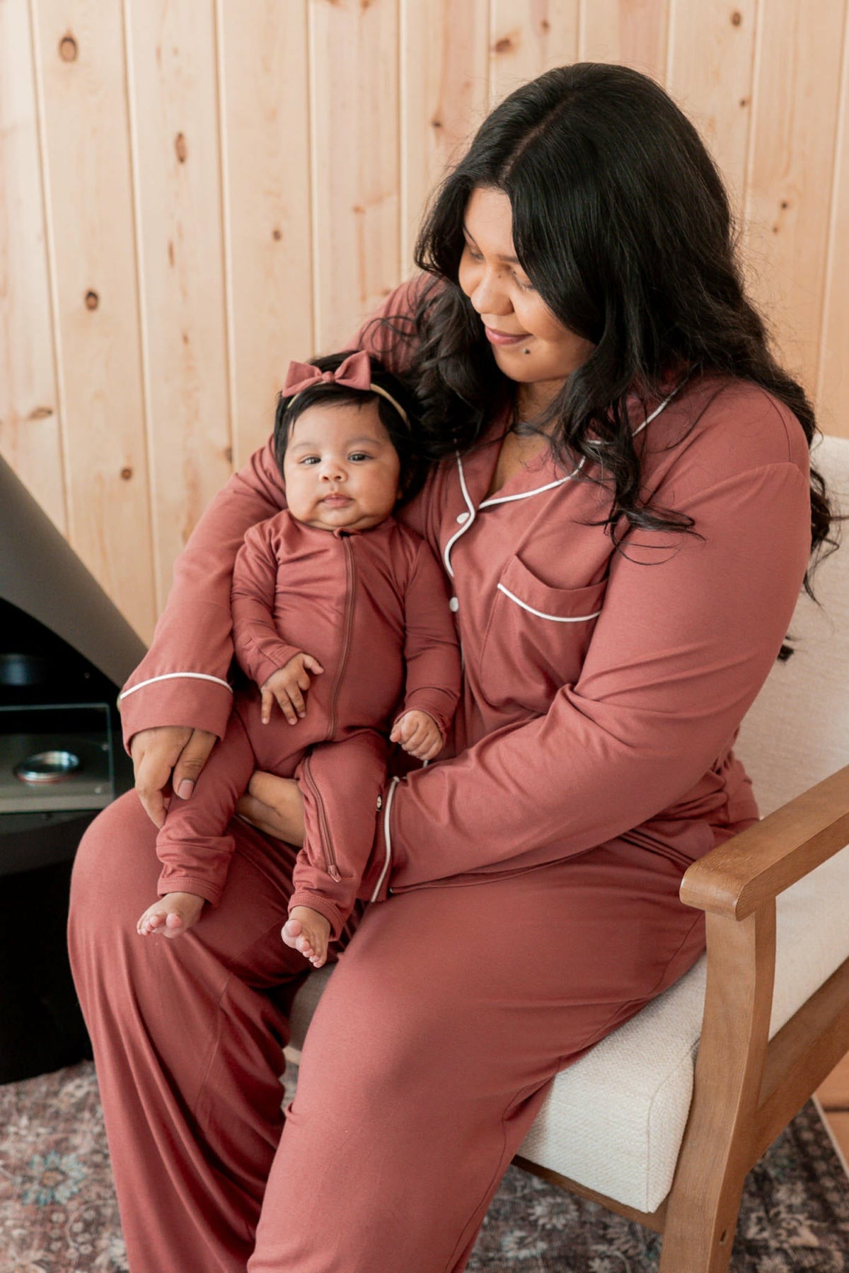 Zippered Romper in Ember | Kyte Baby