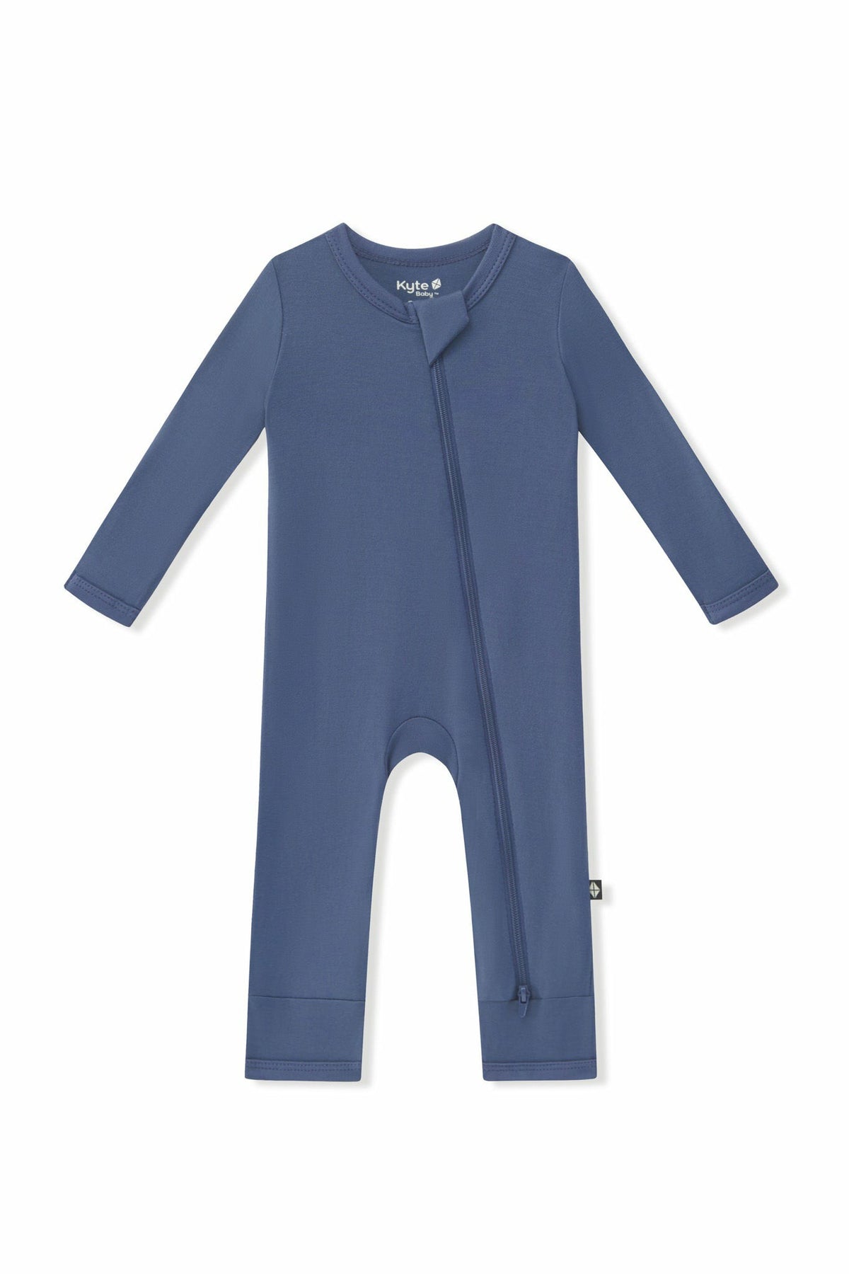 Zippered Romper in Oxford | Kyte Baby