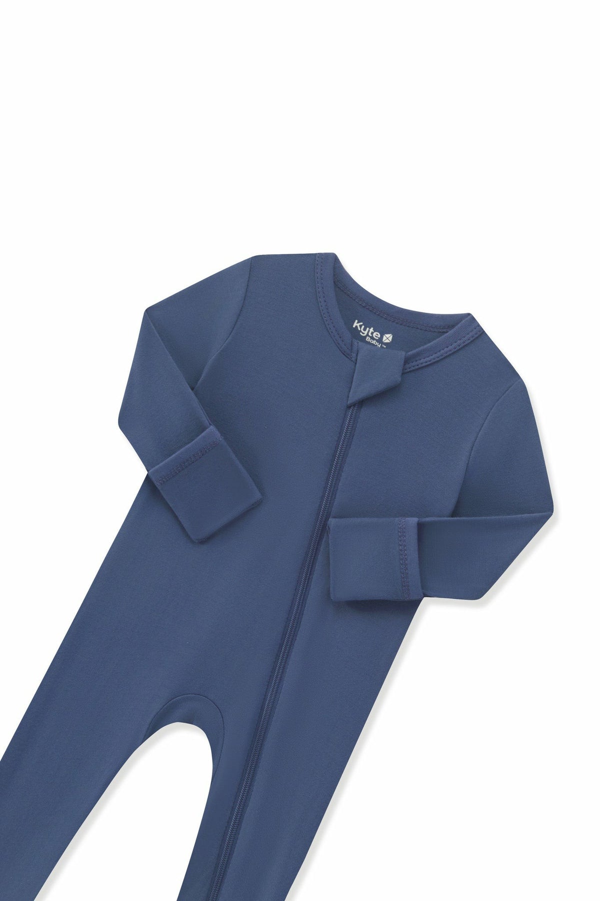 Zippered Romper in Oxford | Kyte Baby