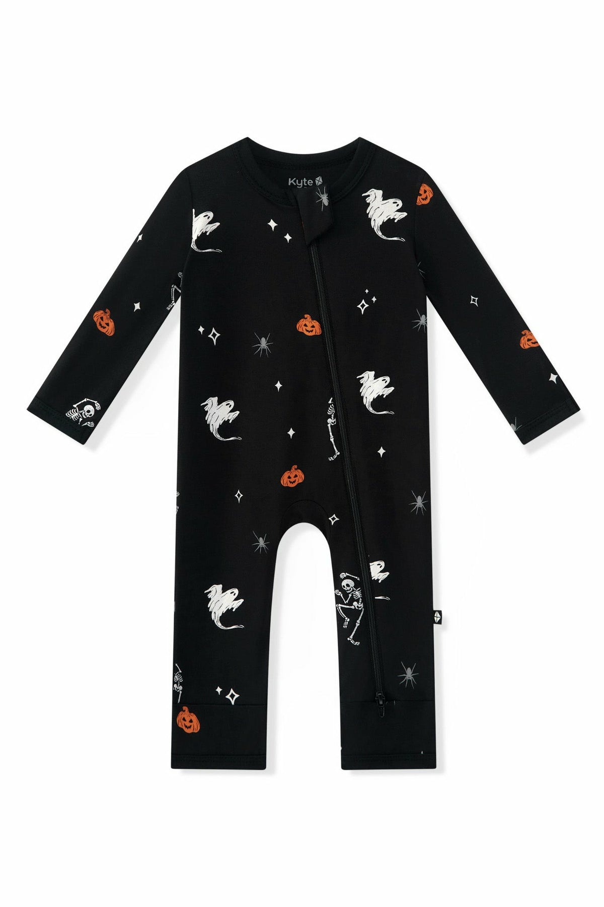 Zippered Romper in Halloween Friends | Kyte Baby