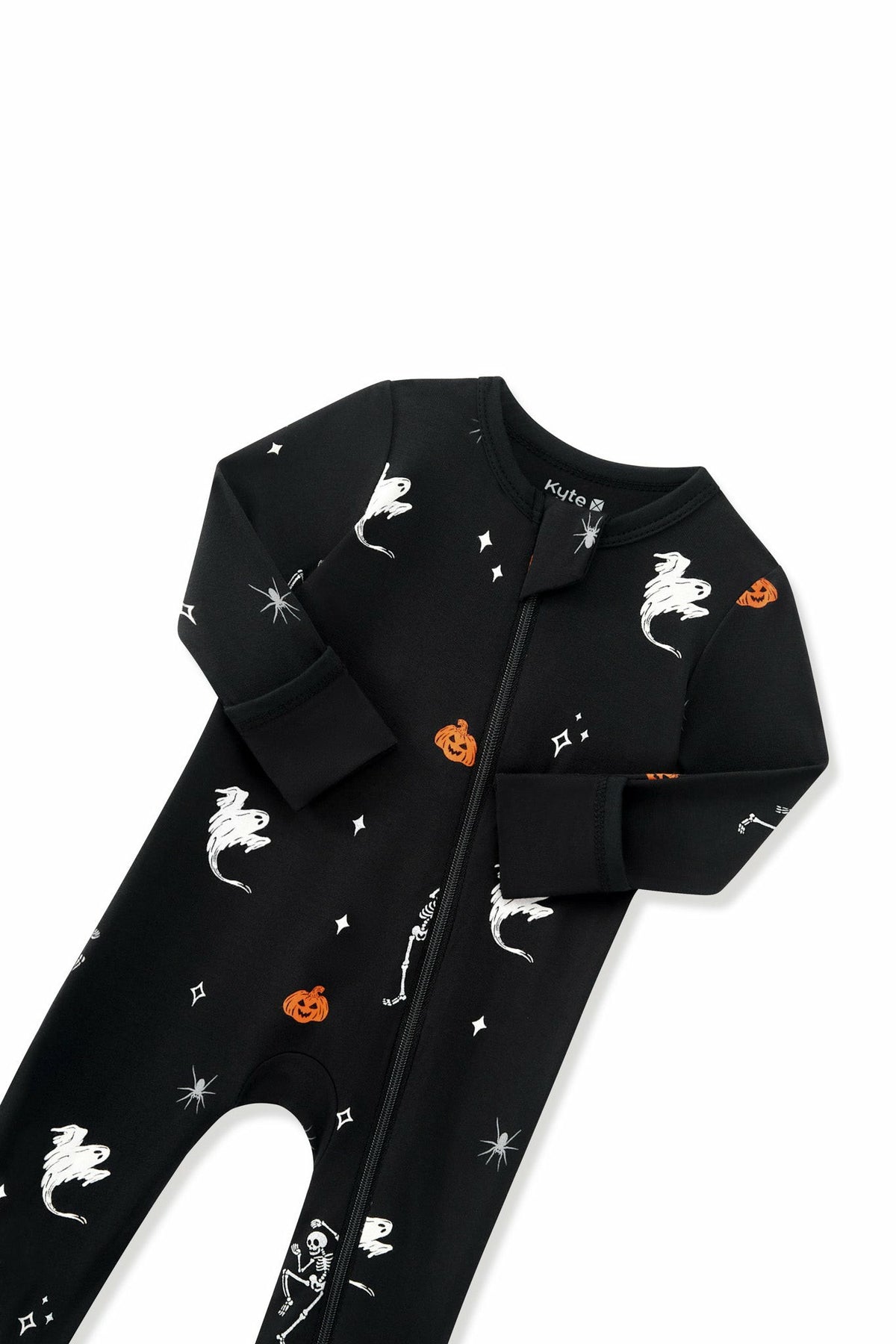 Zippered Romper in Halloween Friends | Kyte Baby