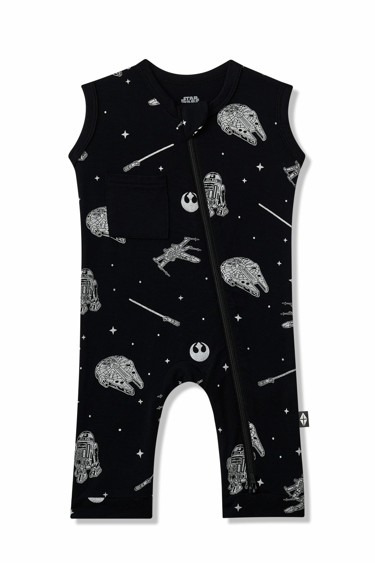 Zippered Sleeveless Romper in STAR WARS™ | Kyte Baby