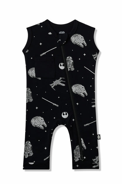 Zippered Sleeveless Romper in STAR WARS™ | Kyte Baby